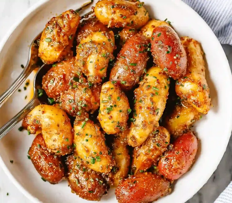 Honey Mustard Roasted Potatoes
