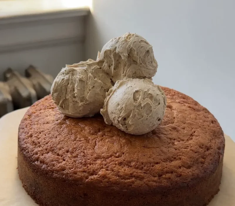 Olive Oil Cake with Brown Butter Frosting