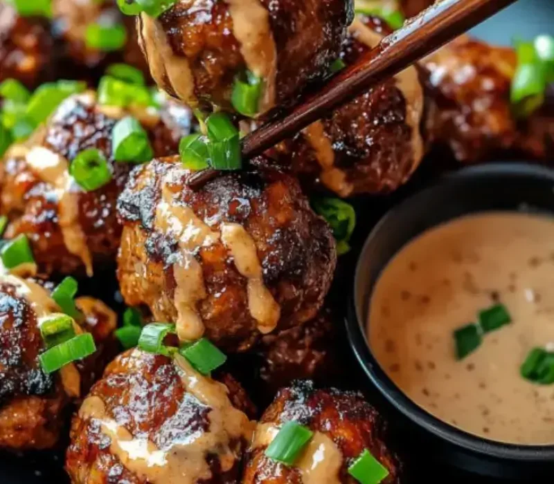 Korean Barbecue-Style Meatballs