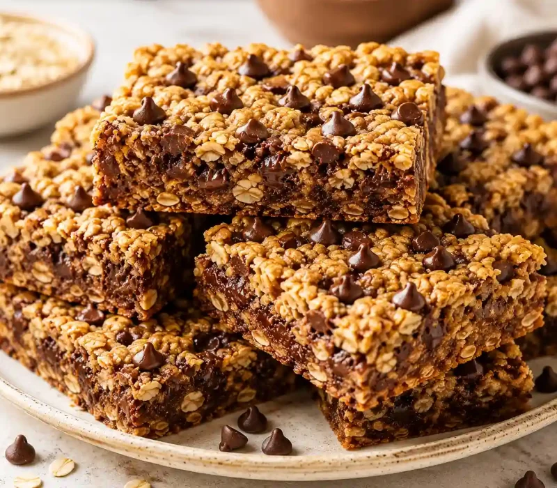 Oatmeal Chocolate Chip Cookie Bars