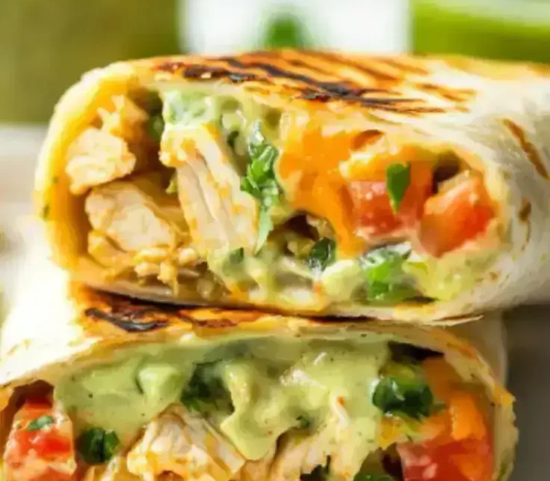 Quick and Easy Chicken Burritos