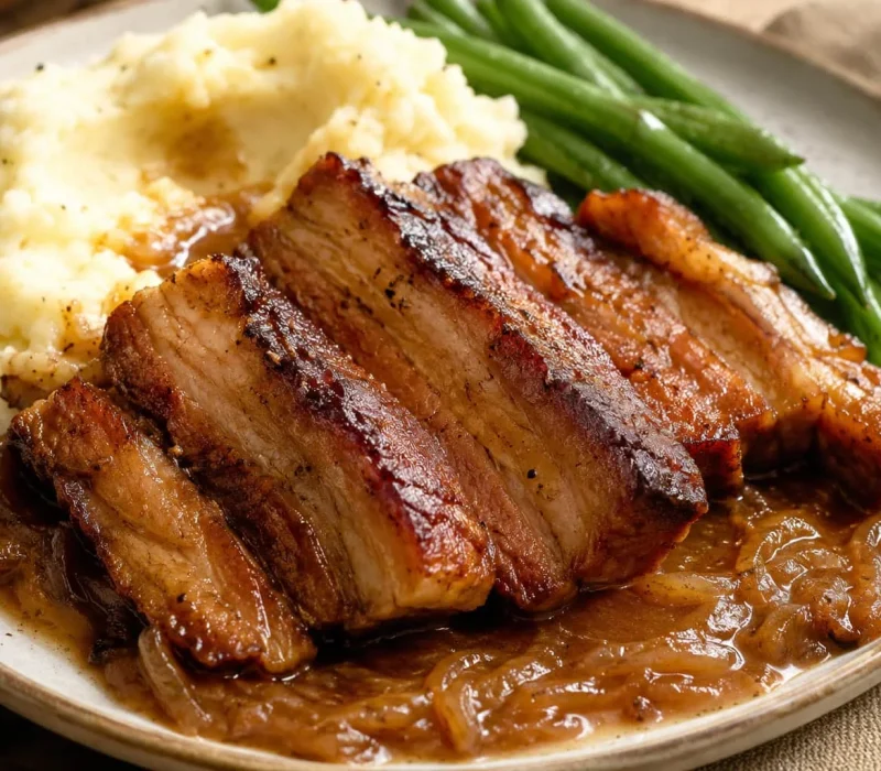 Slow Cooker Pork Belly