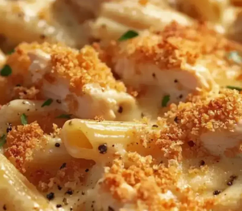 Dump-and-Bake Chicken Parmesan Casserole