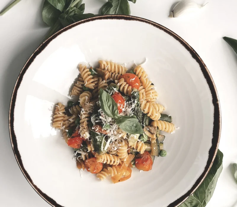 Tomato and Spinach Pasta